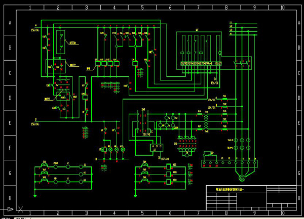 柴油發(fā)電機(jī)控制原理線路